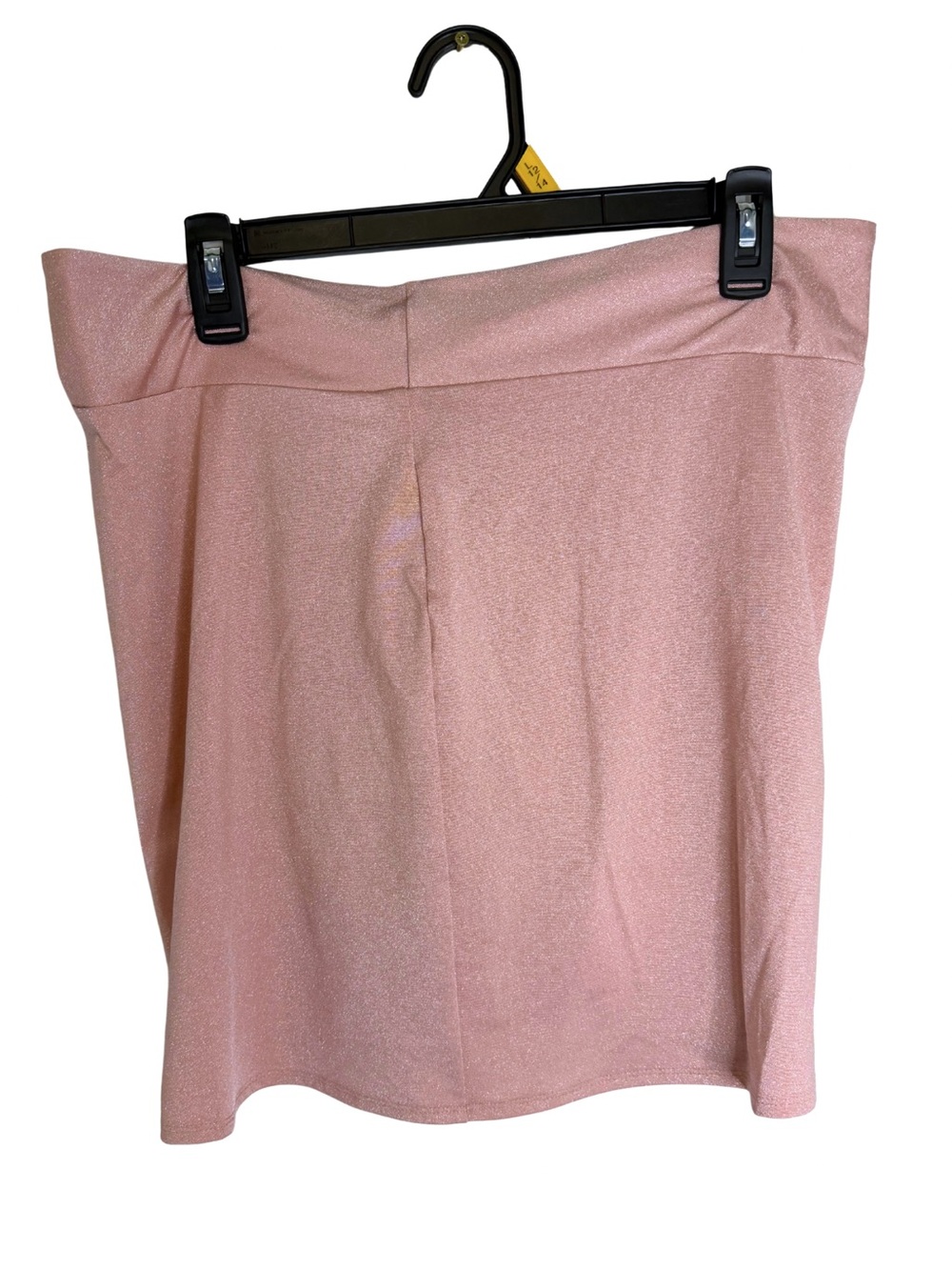 Shade & Shore Blush Pink Sparkly Knot-Front Mini Skirt Cover Up - Picture 2 of 5